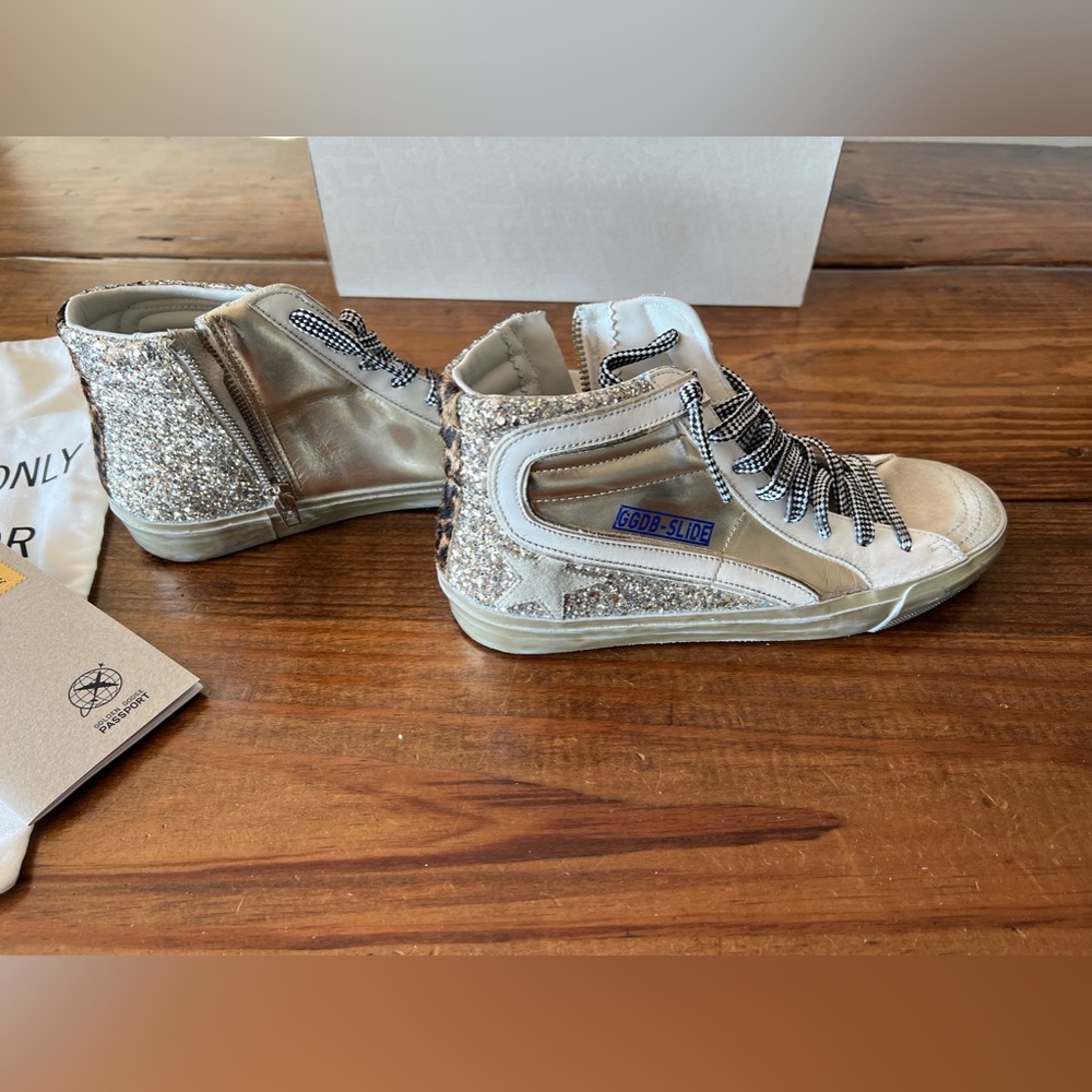 Brand New Golden Goose Slide Double Quarter